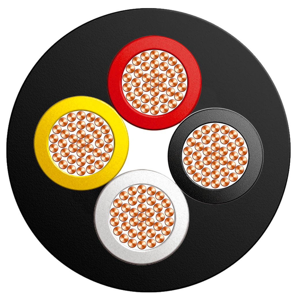 EventSeries LSZH 4 x 2.5mm Black Jacket Loudspeaker Installation Cable